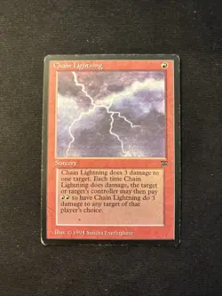 Chain Lightning Legends Mtg MP - Image 1
