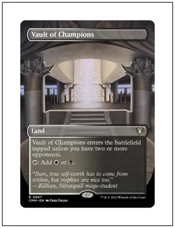 1x Vault of Champions, Borderless Art, Magic the Gathering, MTG NM - Image 1