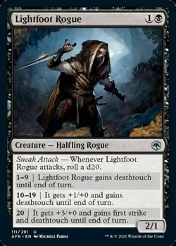 Lightfoot Rogue - Light Play MTG Adventures in the Forgotten Realms - Image 1