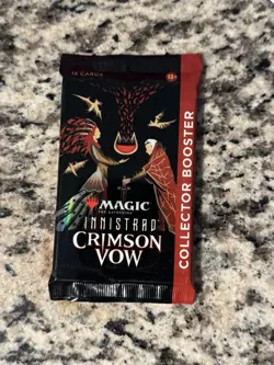 2021 Factory Sealed Magic MTG Innistrad Crimson Vow Collector Booster Pack - Image 1
