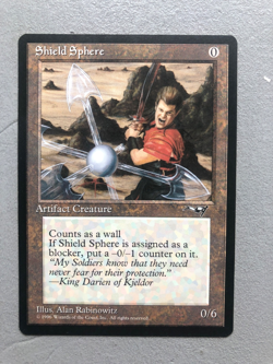 Mtg Carte Magic Alliances Shield Sphere English LP - Image 1
