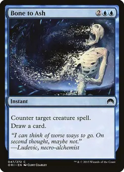Bone to Ash 4x FOIL ORI MTG Magic Origins Common MINT blue - Image 1