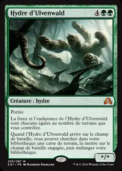 mtg magic Ulvenwald Hydra shadows over innistrad FRENCH vf fr Hydre d'Ulvenwald - Image 1
