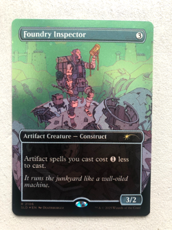 Mtg Carte Magic Secret Lair Foundry Inspector Galaxy FOIL English NM - Image 1