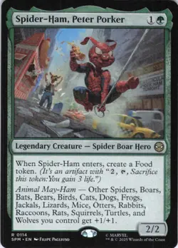 MTG Spider-Ham, Peter Porker (114) | NM | Spider-Man (SPM) - Image 1