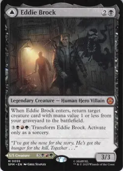 MTG Eddie Brock (55) | NM | Spider-Man (SPM) - Image 1