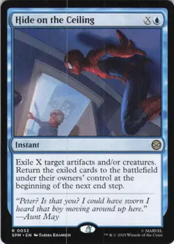 MTG Hide on the Ceiling (32) | NM | Spider-Man (SPM) - Image 1