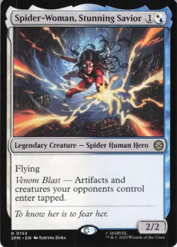 MTG Spider-Woman, Stunning Savior (152) | NM | Spider-Man (SPM) - Image 1