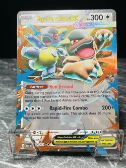 Mega Kangaskhan ex 104/132 Double Rare Holo Mega Evolution Pokemon TCG English - Image 1