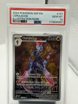 2024 Pokemon Ceruledge IR Surging Sparks 197/191 PSA 10 GEM MINT - Image 1