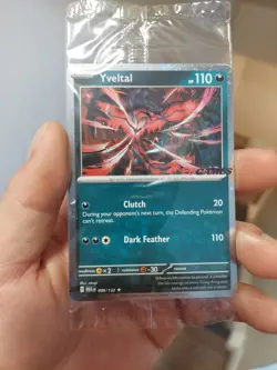 Sealed Yveltal 088/132 Reverse Holo Mega Evolution Pokemon EB GAMES PROMO EN - Image 1