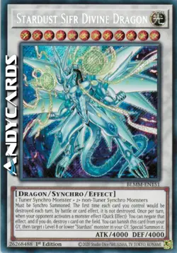STARDUST SIFR DIVINE DRAGON • Segreta • BLMM EN151 • 1Ed • Yugioh! • ANDYCARDS - Image 1