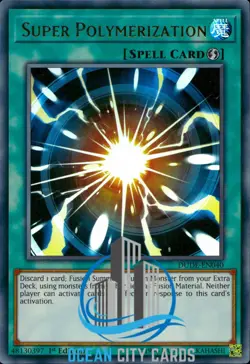 Yugioh RA03-EN053 / DUDE-EN040 Super Polymerization Ultra Rare 1st Edition - Image 5