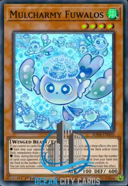 Yugioh Mulcharmy Fuwalos Super Rare 1st Edition RA04-EN050 - Image 1
