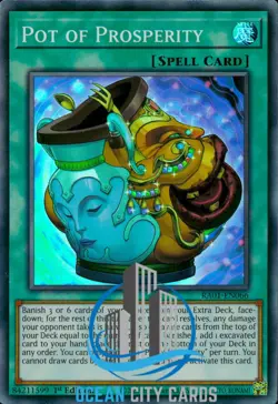 Yugioh Pot of Prosperity RA01-EN066 Super Rare 1st Edition - Image 1