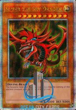 Yugioh Slifer The Sky Dragon LC01-EN002 Quarter Century Rare Limited Edition - Image 1