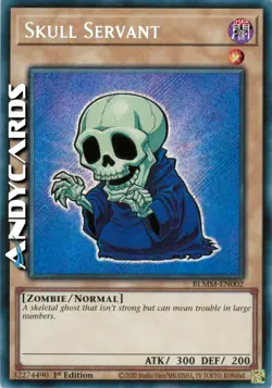 SKULL SERVANT • (Servitore Del Teschio) • Segreta SP • BLMM EN002 • 1Ed • Yugioh - Image 1