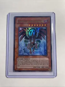 Yugioh: Red-Eyes Zombie Dragon (Ultra Rare 1st Edition) SDZW-EN001 - Image 1