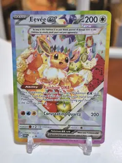 Eevee ex #174 Pokemon S&V English SPC Black Star Promo Card Holo English - NM 🔥 - Image 1