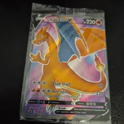 Pokemon - Charizard V - SWSH050 - Black Star Promo - Full Art Card - Image 1