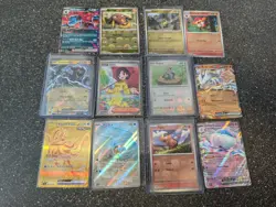 Pokemon Pokeball Full Art Ex 12 Card Lot IR Illustration Rare Gold Masterball - Image 1