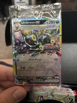 Pokemon TCG Prismatic Evolutions Umbreon EX Card 060/131 Stamped Promo, Sealed - Image 1