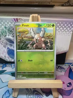 Pokemon TCG Pinsir Prismatic Evolutions 003/131 Masterball Reverse Holo Card - Image 1