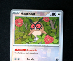 Pokemon Card - Hoothoot 077/131 Master Ball Reverse Prismatic Evolutions - NM ⭐ - Image 2