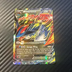 Pokemon Mega Salamence EX #XY171 XY Holo Card Promo M Salamence EX - Image 1
