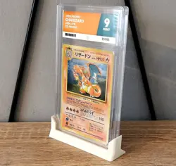 ACE GRADING Slab/Card Display Stand BONE WHITE - Pokemon, Digimon, TGC, MTG - Image 1