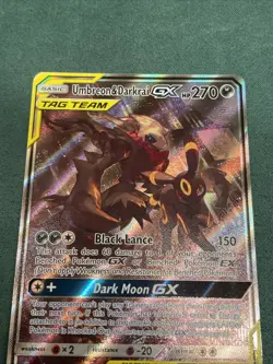 Pokemon Umbreon & Darkrai GX SM241 Promo Pokemon Card Near Mint Condition - Image 2
