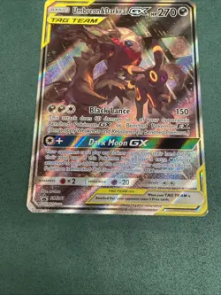 Pokemon Umbreon & Darkrai GX SM241 Promo Pokemon Card Near Mint Condition - Image 3