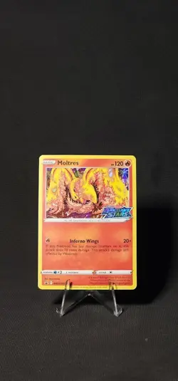 Pokemon Moltres SWSH185 SWSH: Sword & Shield Promo Cards Holo NM - Image 1