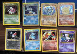Pokemon TCG 12 Card Lot of Holos Flareon Mew 1st Edition Machamp Ninietails Holo - Image 2