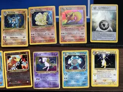 Pokemon TCG 12 Card Lot of Holos Flareon Mew 1st Edition Machamp Ninietails Holo - Image 3
