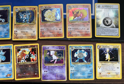 Pokemon TCG 12 Card Lot of Holos Flareon Mew 1st Edition Machamp Ninietails Holo - Image 4