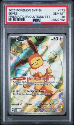 PSA 10 Eevee 173 Sv: Scarlet & Violet Promo Cards Holo - Image 1