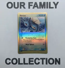 Horsea 58/97 EX Dragon Pokemon Card Reverse Holo Foil Rare Near Mint - Image 1