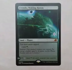 Evendo, Waking Haven Edge Of Eternities Magic The Gathering MTG M/NM Promo - Image 1