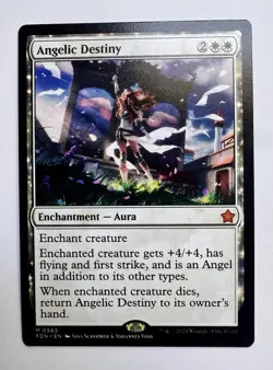 Angelic Destiny #565 (NM) Foundations FDN Magic MTG - Image 1