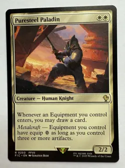 Puresteel Paladin #250 (NM) Final Fantasy FIC Magic MTG - Image 1