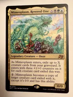 x1 Mimeoplasm, Revered One M MTG Aetherdrift M/NM, English - Image 1