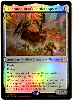 MTG Liberator, Urza's Battlethopter *FOIL* The Brothers' War 237 NM - Image 1