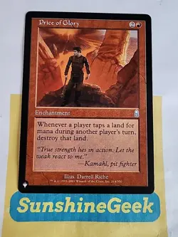 Price of Glory The List Reprints Regular - Image 1