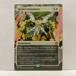 Greater Auramancy Magic: The Gathering Wilds of Eldraine: Enchanting Tales #0004 - Image 1