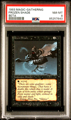 1993 MtG Magic the Gathering Limited Beta Frozen Shade Vintage PSA 8 NM-MT - Image 1