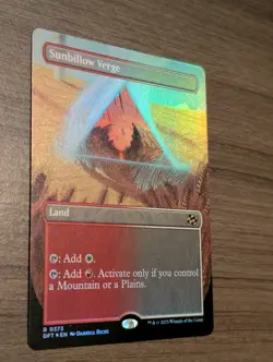 MtG Sunbillow Verge (Borderless) Aetherdrift Foil NM 373 - Image 1