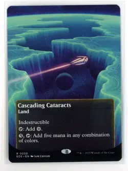 MtG EOS Cascading Cataracts #50 Borderless / Stellar Sights Poster Non-Foil - Image 1