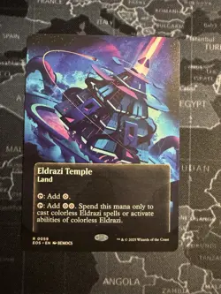 x1 Eldrazi Temple (0059) - Borderless R MTG Edge of Eternities: Stellar Sights M - Image 1