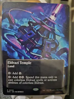 Eldrazi Temple (0059) (Borderless) Edge of Eternities: Stellar Sights Regular - Image 1